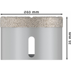 BOSCH Carotă diamantată Dry Speed, Best for Ceramic cu X-LOCK