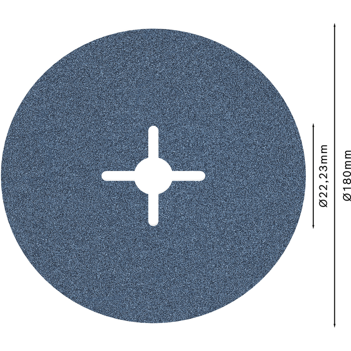 BOSCH Disc de șlefuire cu fibre R574, Best for Metal