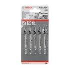 BOSCH Set 5 pânze pentru ferăstrău vertical Clean for Hard Wood