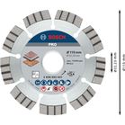 BOSCH Disc diamantat Best for Stone