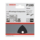 BOSCH Foi abrazive F355, ambalaj de 5 buc.