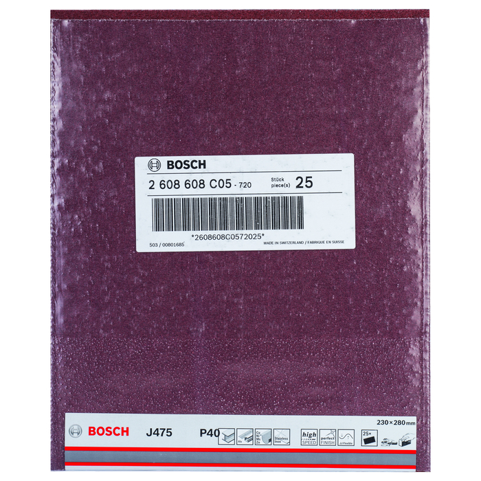BOSCH Foaie abrazivă J475