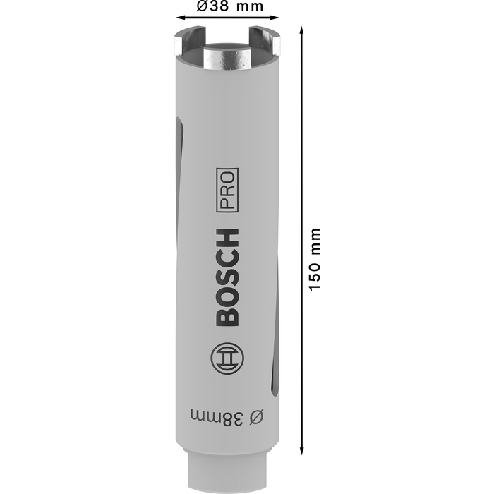 BOSCH Carotă diamantată pentru găurire uscată G 1/2"