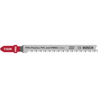 BOSCH PRO Plastics PVC clean and PMMA T102H Lamă de ferăstrău, 100 mm, 5 buc.