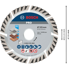 BOSCH Disc de tăiere diamantat Standard for Universal 125x22,23 (ambalaj de 10 buc.)