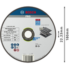 BOSCH Set 25 discuri de tăieri drepte, Expert for Inox