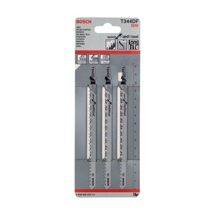 BOSCH Pânză pentru ferăstrău vertical T 344 DF