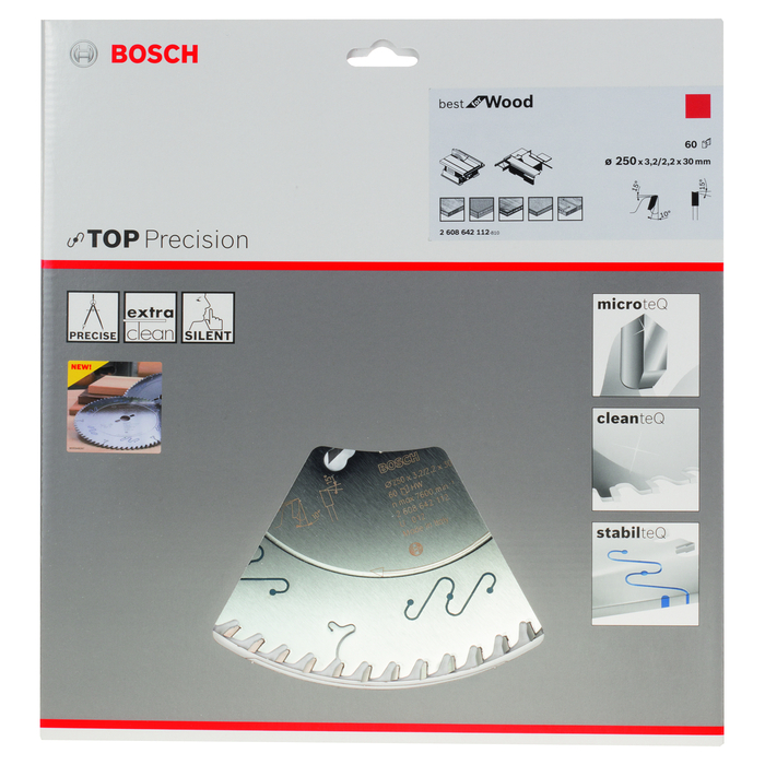 BOSCH Pânză de ferăstrău circular Top Precision Best for Wood