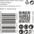 BOSCH FOAIE ABRAZIVA C470,102x62/93mm,P80