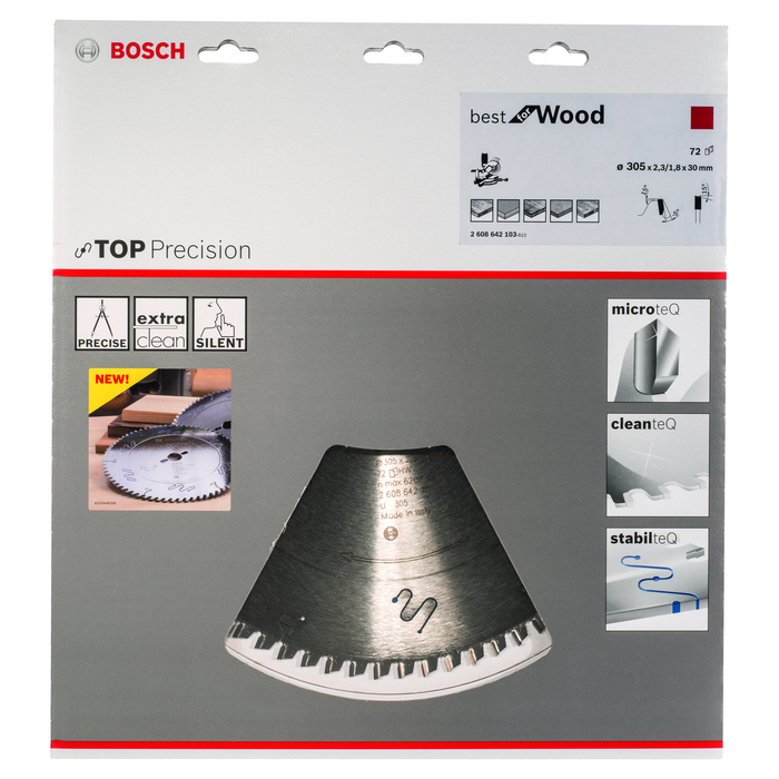 BOSCH Pânză de ferăstrău circular Top Precision Best for Wood