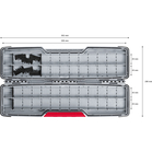 BOSCH PRO Tough Box Large pentru accesorii, 50 x 120 x 355 mm