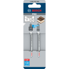 BOSCH Set de 2 pânze de fierăstrău vertical PRO Hardwood clean curve T101AOF 83 mm