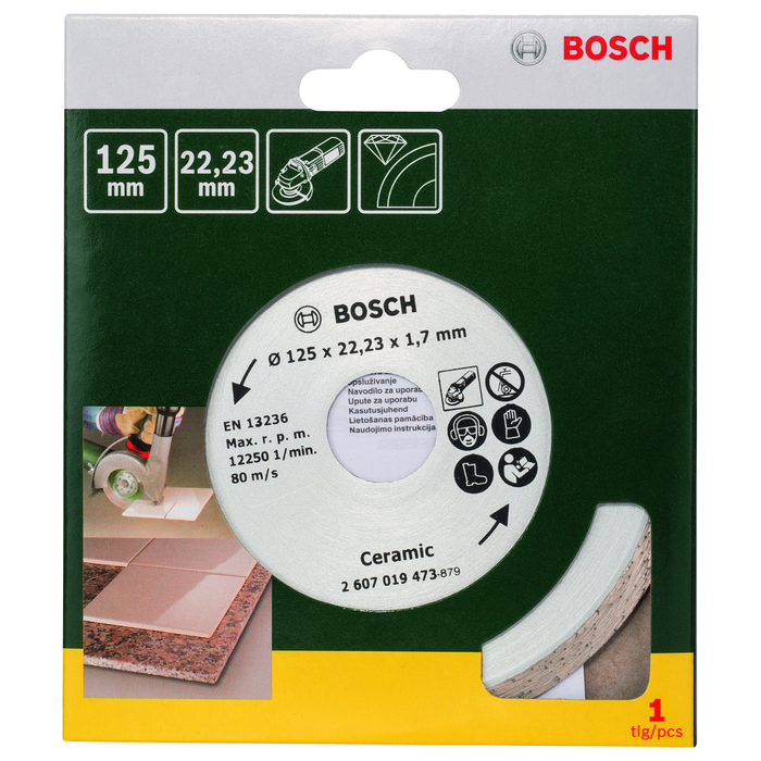 BOSCH PANZA DIAMANT GRESIE 125 mm