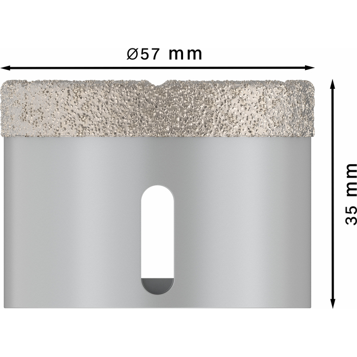 BOSCH Carotă diamantată Dry Speed, Best for Ceramic cu X-LOCK
