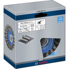 BOSCH Perie sârmă disc împletită cu X-LOCK, Heavy for Metal