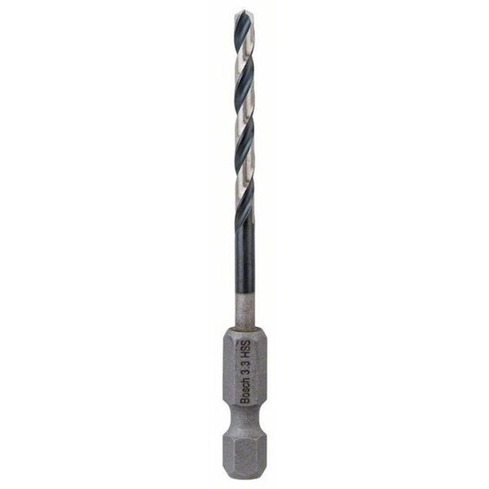 BOSCH Burghiu HSS Impact metal 3.3x75 mm