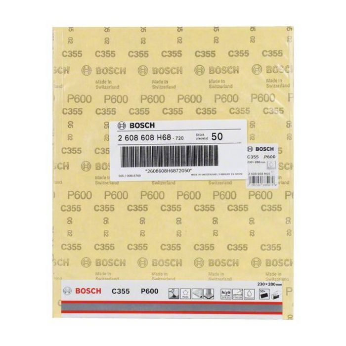 BOSCH Set 50 foi abrazive C355