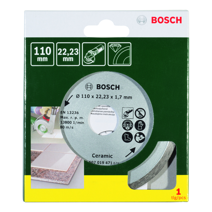 BOSCH PANZA DIAMANT GRESIE 110MM
