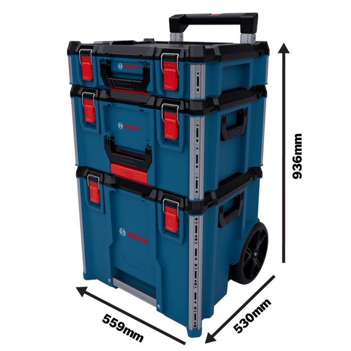 BOSCH Set de 3 piese L-BOXX Contractor