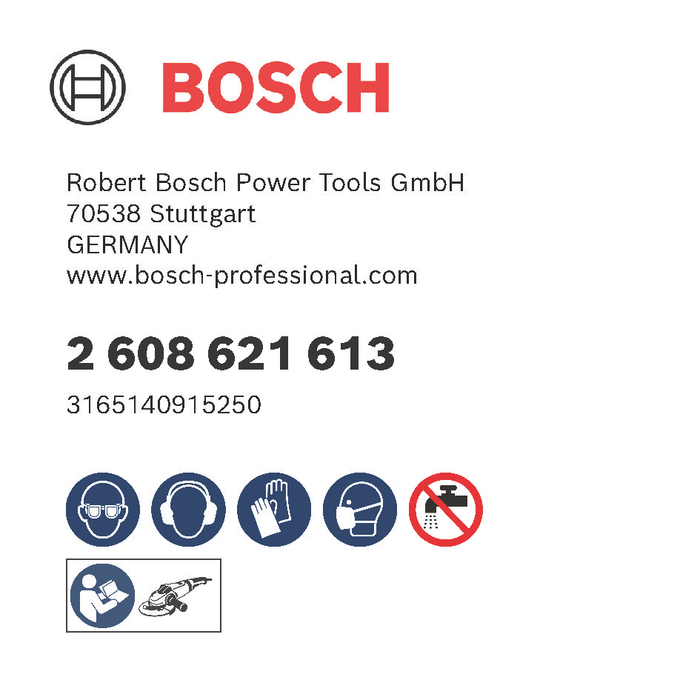 BOSCH Set 50 foi de slefuire 125 mm, R80