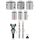 BOSCH Set de carote PRO Multi Material cu ax de prindere Q-Lock, 10 bucăți