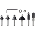 BOSCH Set 6 freze drepte de profilat canturi