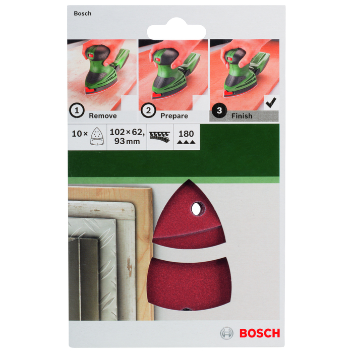 BOSCH DIY Multischleifblatt K180 11L Klett(10)