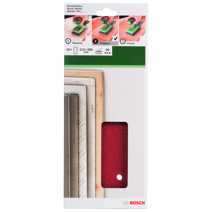 BOSCH Foi abrazive 115x280 mm, R8010)