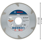 BOSCH Disc diamantat Best for Marble
