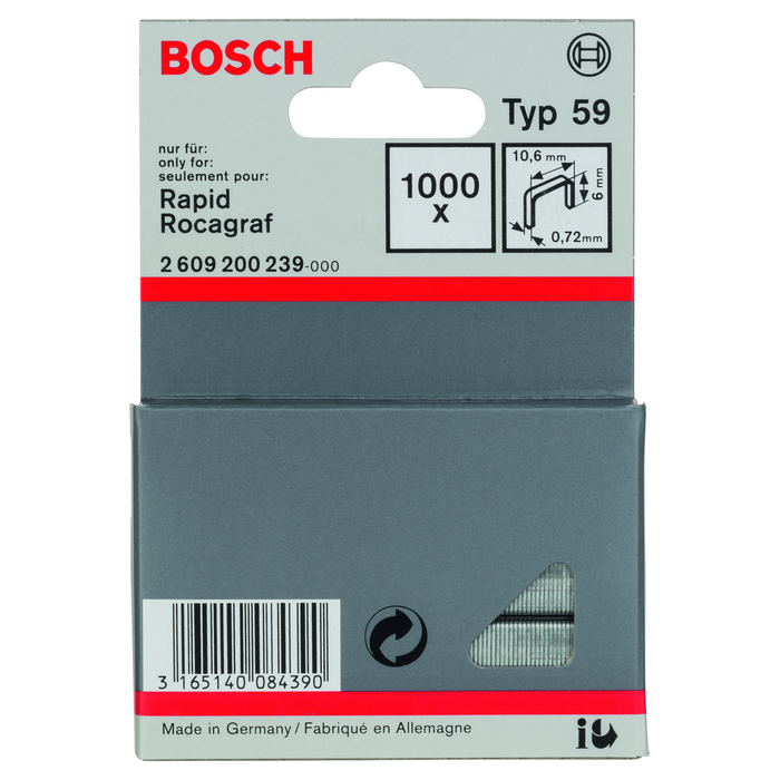 BOSCH Set 1000 capse TYP 59