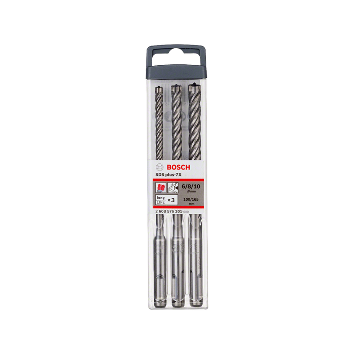 BOSCH Set 3 burghie SDS-plus-7X