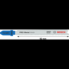 BOSCH Set de 25 pânze de fierăstrău vertical PRO Metal thick T121BFC 92 mm