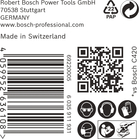 BOSCH FOAIE ABRAZIVA C470,80x133mm,P40