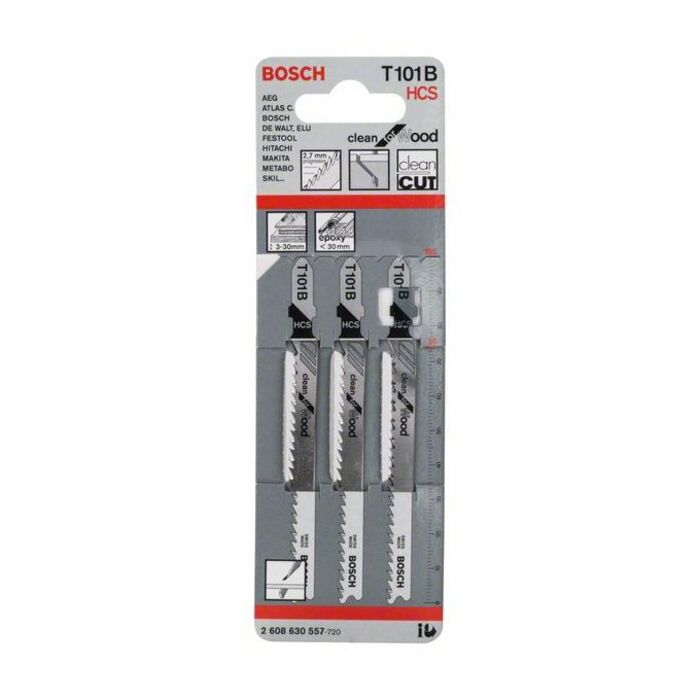 BOSCH Pânză pentru ferăstrău vertical T 101 B