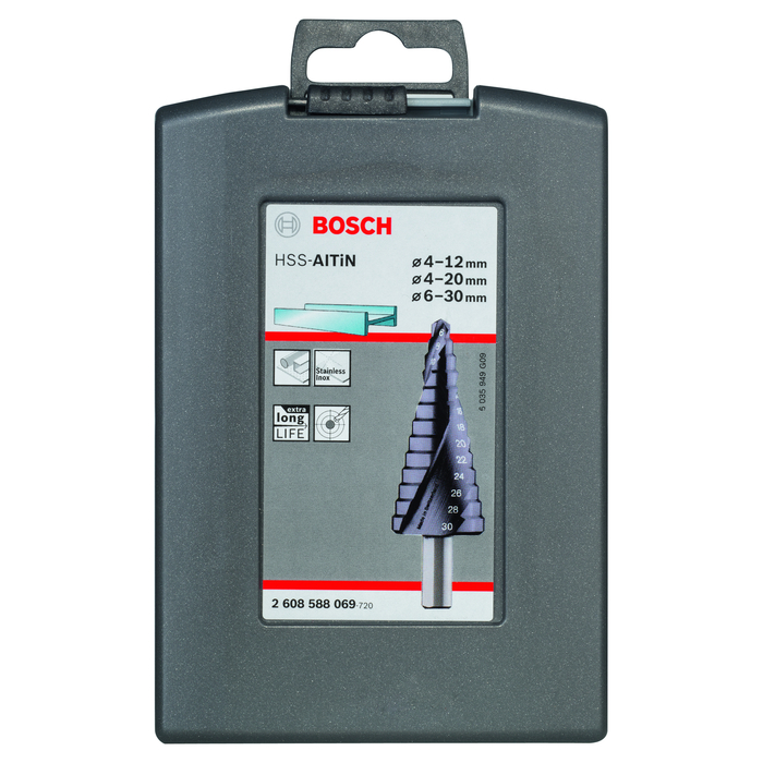 BOSCH Set 3 burghie în trepte HSS-AITiN