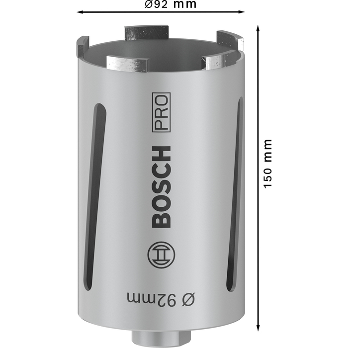 BOSCH Carotă diamantată pentru găurire uscată G 1/2"