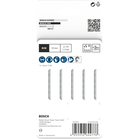 BOSCH Set de 5 pânze de fierăstrău vertical PRO Metal medium T121AFC 92 mm