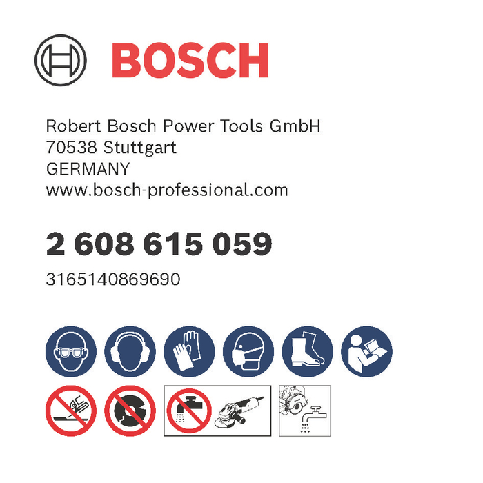 BOSCH Disc de tăiere diamantat Standard for Universal 125x22,23