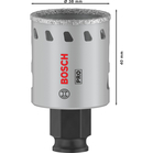 BOSCH Carotă gaură PRO Tile PC Plus, 38 mm, HS