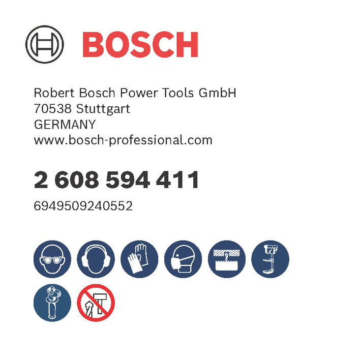 BOSCH Carotă PRO Multi Material PC Plus, 105 mm