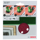 BOSCH Foi abrazive Ø 115 mm, 2x R60/ 120/ 240