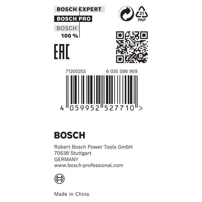 BOSCH Reduction Ring for PRO Circular Saw Blade, 30 x 1 x 20 mm