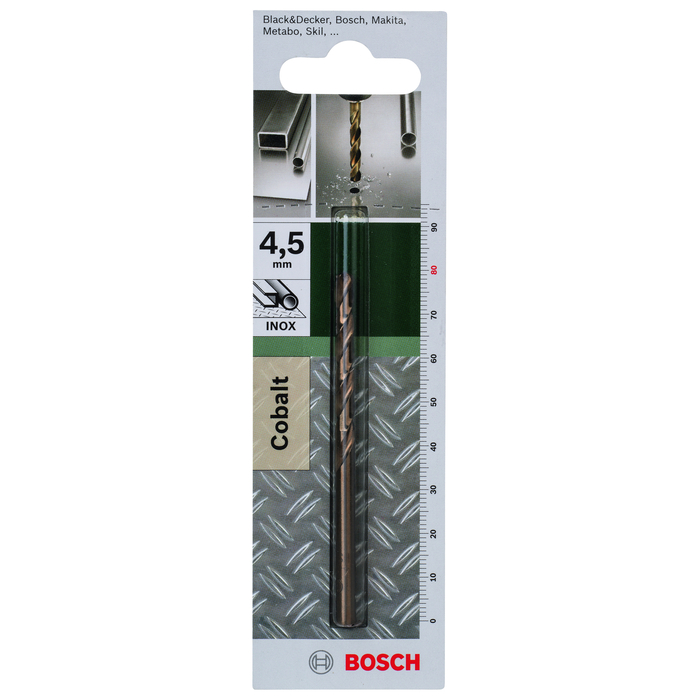 BOSCH Burghie pentru metal, HSS-Co, DIN 338