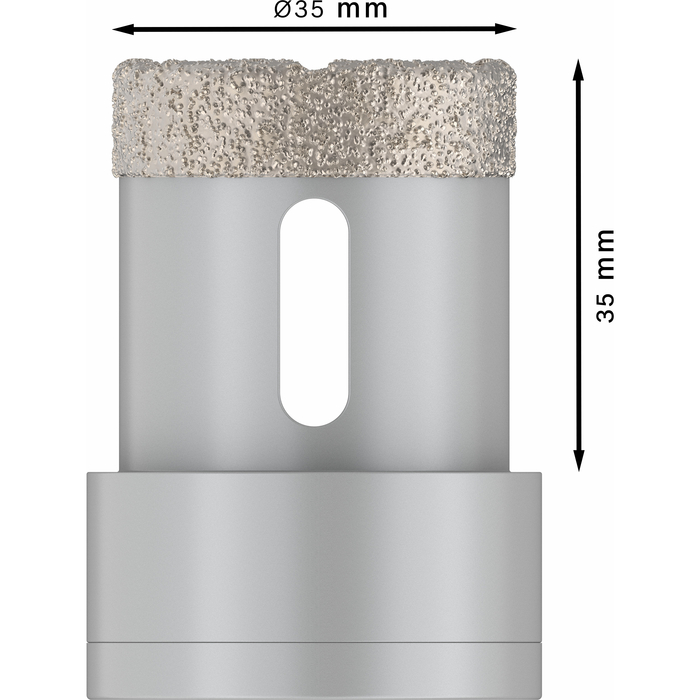 BOSCH Carotă diamantată Dry Speed, Best for Ceramic cu X-LOCK