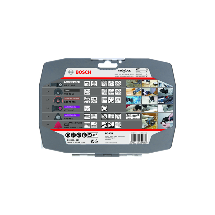 BOSCH Set 5 accesorii pentru renovari STARLOCK