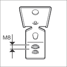 BOSCH Agățător metalic PRO FMI-M6/M8