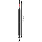 BOSCH Bit de înșurubare PRO Robertson Impact, R2, 150 mm