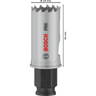 BOSCH Carotă PRO Multi Material PC Plus, 24 mm