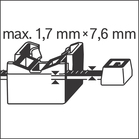 BOSCH Colier pentru cablu PRO EPC, interval de diametru 32–63 mm