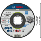 BOSCH Set 25 discuri taiere inox 115x1.6 mm cu X-LOCK